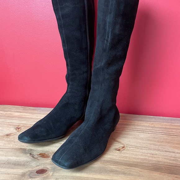 Suede tall boots - Picture 2 of 11